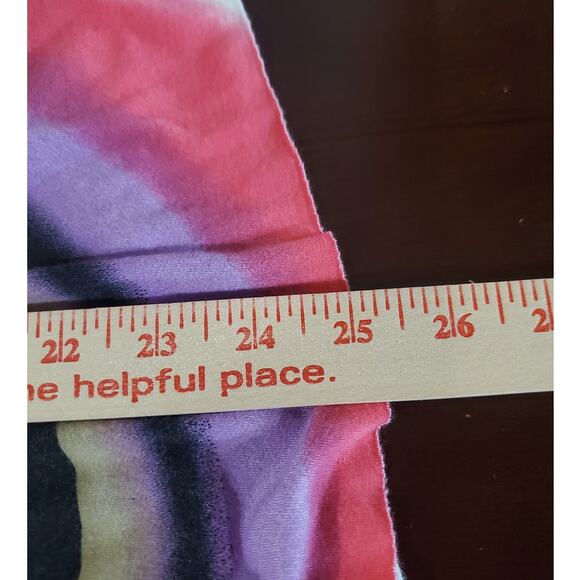 Vtg Rampage Y2K V-Neck Babydoll Batwing Sleeve Top Size S Tribal Tiki Mask Aztec - Picture 10 of 10